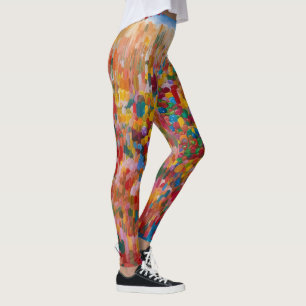 Leggings Arte de las legiones coloridas de las mujeres