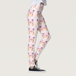 Leggings Arte de Mariposa en Acuarela
