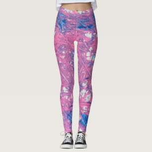 Leggings Arte de mármol transgénero