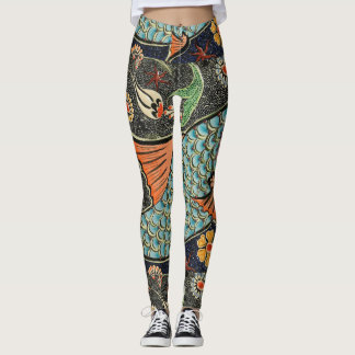 Leggings Arte de mosaico de peces