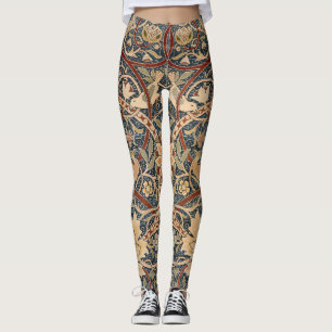 Leggings Arte de pájaros vintage de William Morris Bullersw