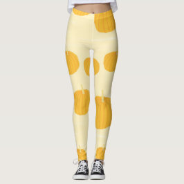 Leggings arte de pintar pumpkins