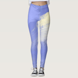 Leggings arte de pintura abstracta