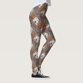 Leggings Arte del Lobo Blanco