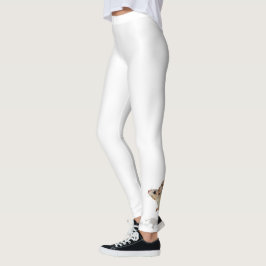 Leggings ¡Arte del ratón de la diversión en Polaina-Gran