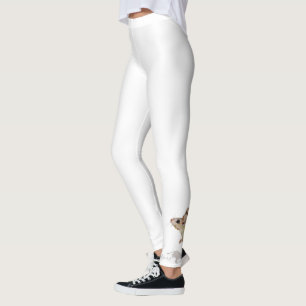 Leggings ¡Arte del ratón de la diversión en Polaina-Gran