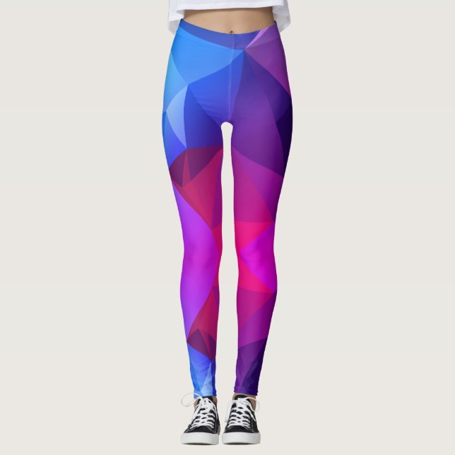 Leggings Arte digital fractal abstracto (Anverso)