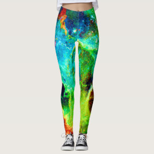 Leggings Arte en la nube de nebulosidad cósmica
