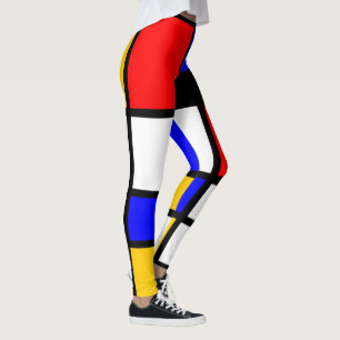 Leggings Arte Estilo Mondrian