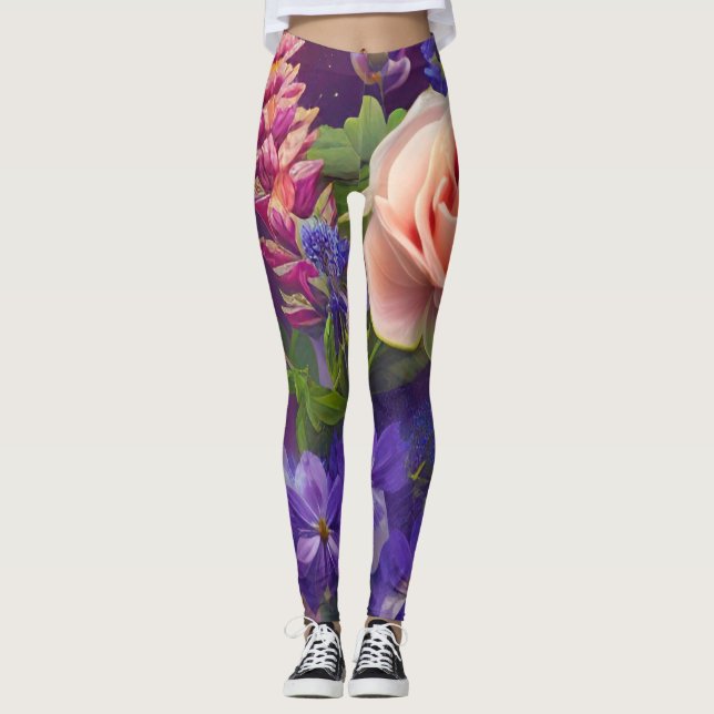 Leggings Arte floral (Anverso)