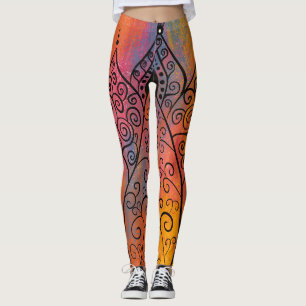 Leggings Arte floral de bonito