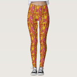Leggings Arte floral de primavera