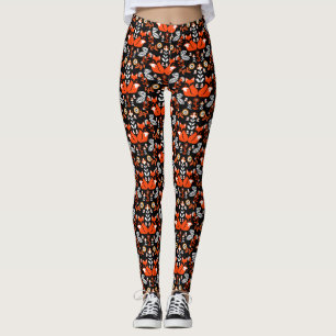 Leggings Arte folclórico nórdico de Fox