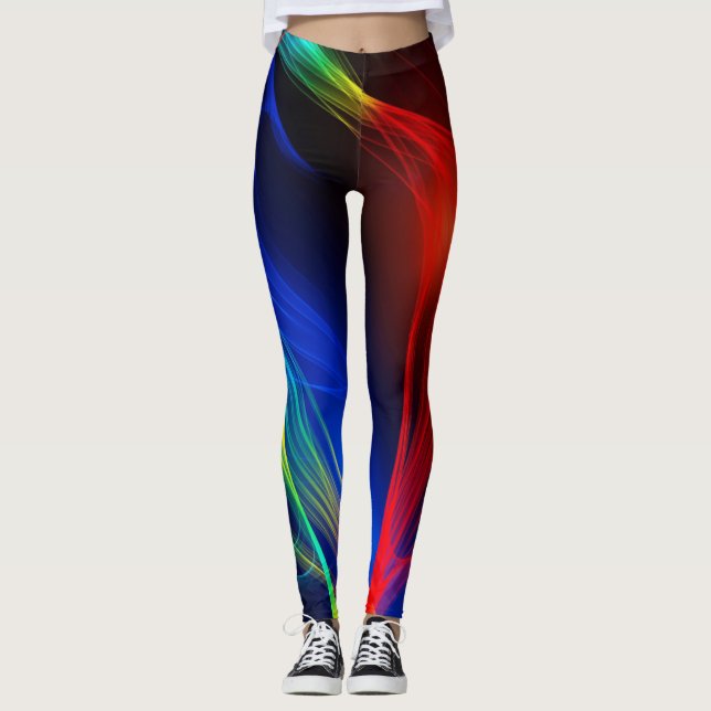Leggings Arte fractal 10 (Anverso)
