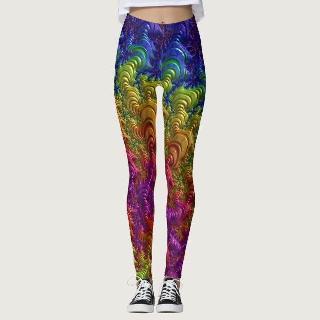 Leggings Arte fractal 50 (Anverso)