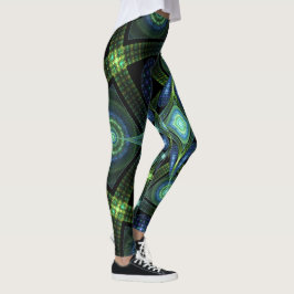 Leggings Arte fractal Mandala Leyendas Universas de yoga