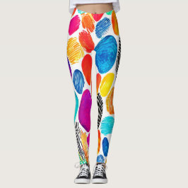 Leggings Arte Fusión de huellas digitales