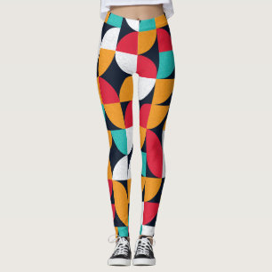 Leggings Arte Generativo: Patrón de triángulo colorido