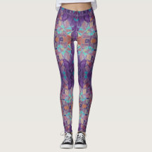 Arte geométrico de mosaico rojo violeta turquesa