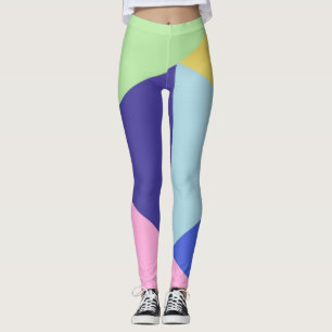 Leggings arte geométrico multicolor