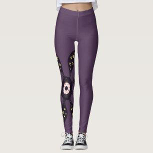 Leggings Arte gótico extraño espeluznante del monstruo del