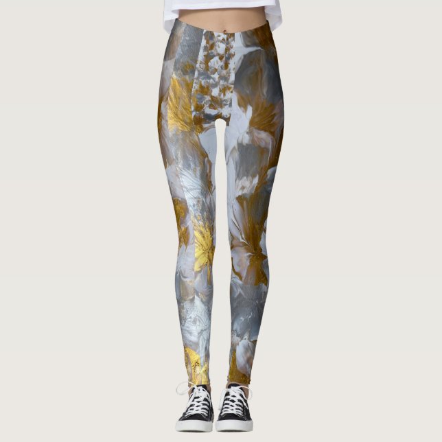 Leggings arte hecho a mano (Anverso)