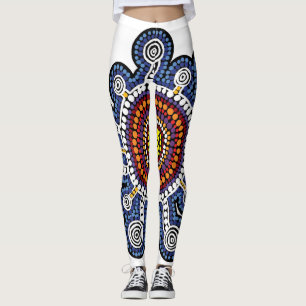 Leggings Arte indígena australiano multicolor