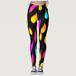 Leggings Arte llamativo abstracto