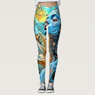 Leggings Arte místico de serenidad etérea
