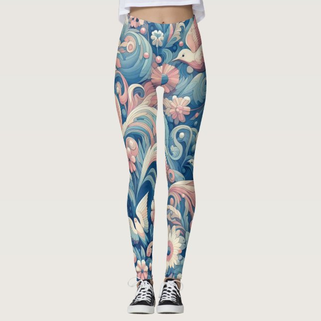 Leggings Arte morris moderno (Anverso)