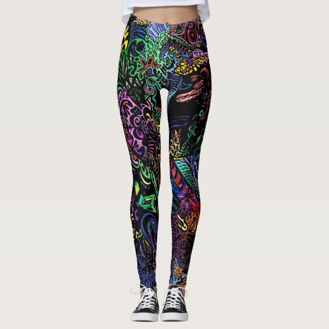 Leggings Arte mural (Anverso)