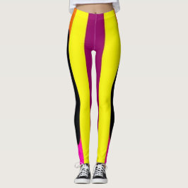 Leggings Arte pop a rayas