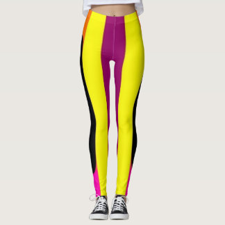 Leggings Arte pop a rayas
