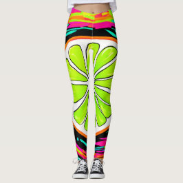 Leggings Arte pop de Lime Slice