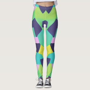 Leggings Arte pop geométrico