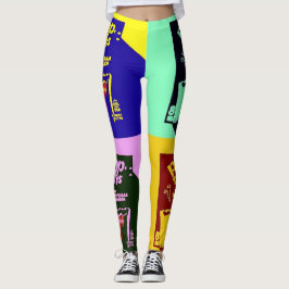 Leggings Arte pop moderno