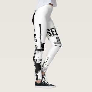 Leggings Arte pop Tayt Patrón de impresión 24SS moderno Leg