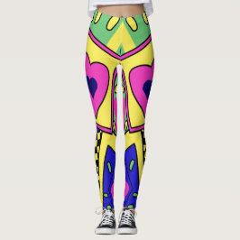 Leggings Arte pop Tayt Patrón de impresión 24SS moderno Leg