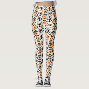 Leggings Arte popular noruego Rosemaling