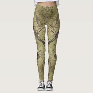 Leggings Arte sagrado de Digitaces de la geometría de los
