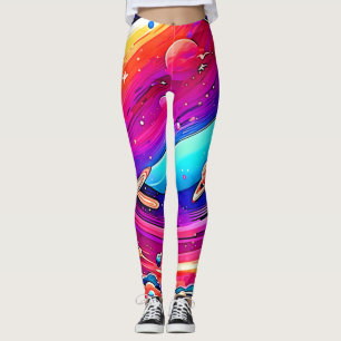 Leggings Arte sinfónico cósmico