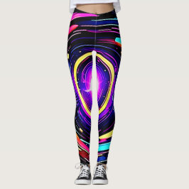 Leggings Arte vórtice cromático