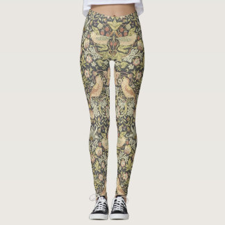 Leggings Artes y estampado de flores del arte con las