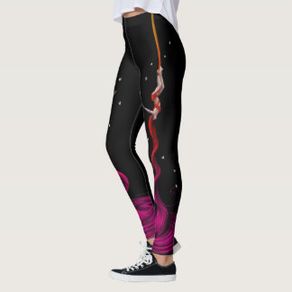 Leggings Artista de sedas aéreas Fushia Fade