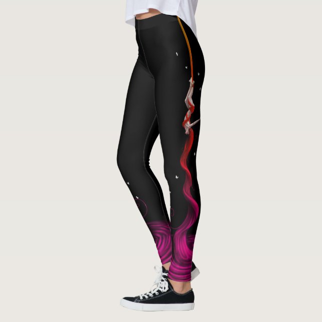 Leggings Artista de sedas aéreas Fushia Fade (Izquierda)