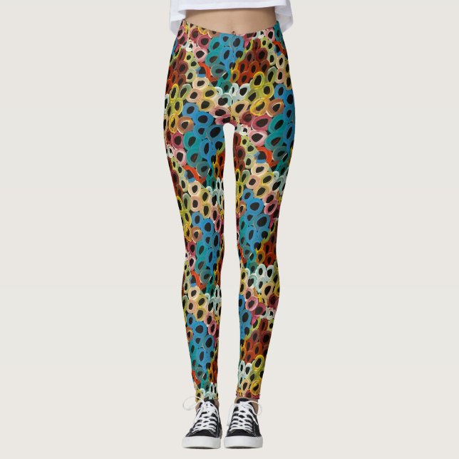 Leggings Artistas aborígenes australianos Boutique Soakage (Anverso)