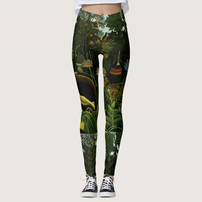 Leggings artísticas "El sueño" de Rousseau (Anverso)