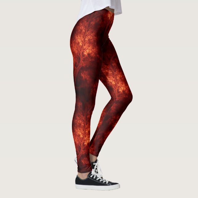 Leggings Artsy Naranja Trees (Derecha)