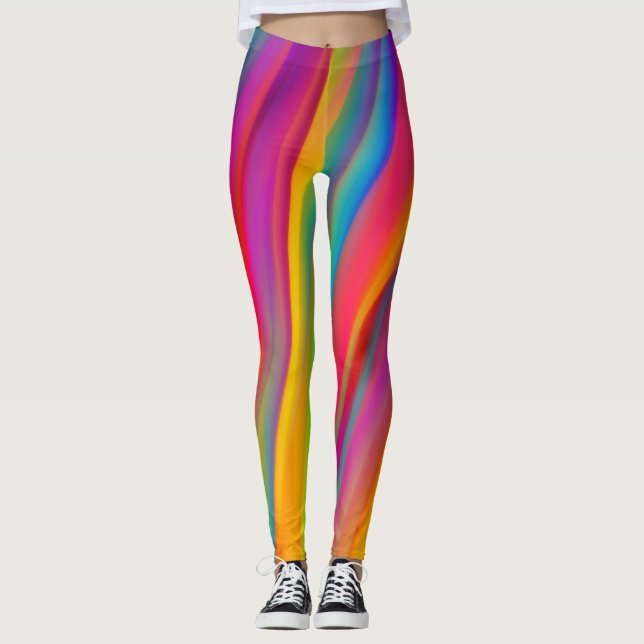 Leggings Artsy Rainbow Moda Workout (Anverso)
