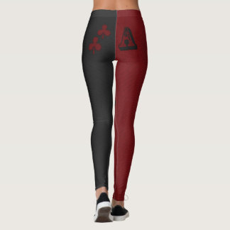 Leggings As del Harlequin de clubs